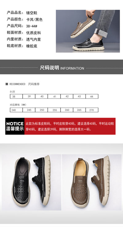 Zapatos Casuales Transpirables con Diseño Calado para Hombre - Verano - Image 9
