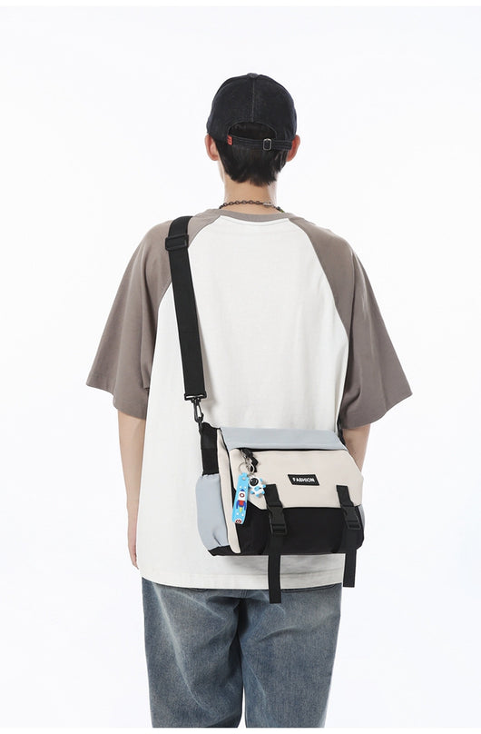 Bolsa de Hombro Casual Mujer Capacidad Grande Diseño Neutro Japonés - Image 25