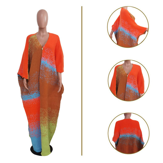 Abrigo Tejido Holgado Largo para Mujer - Image 22