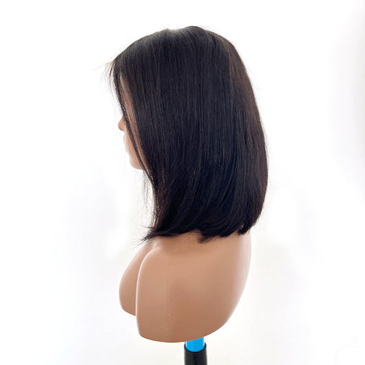 Peluca de Cabello Humano Real con Base de Seda - Image 11