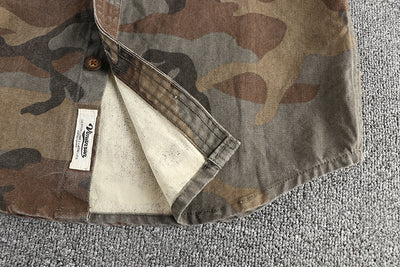 Chaqueta Cargo Camuflaje Retro para Hombre con Bolsillos Funcionales - Image 20