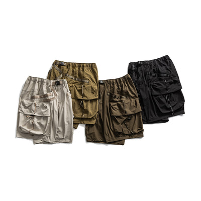 Pantalones Cortos Sueltos Japoneses con Bolsillos Grandes para Hombre - Image 58