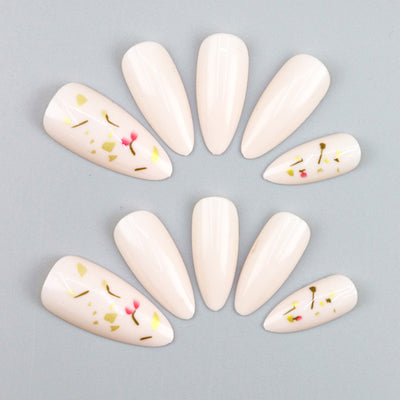 Parches de Uñas Dorado Retro con Fragmentos de Lámina - Armor Fashion - Image 10
