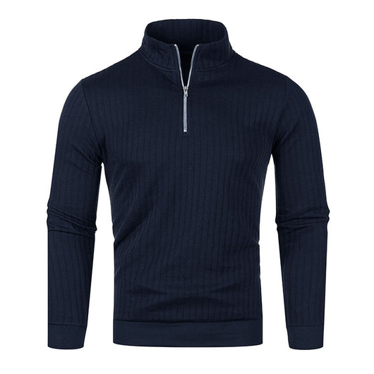 Suéter de Cuello Alto con Cierre para Hombre - Comodidad Casual - Image 54