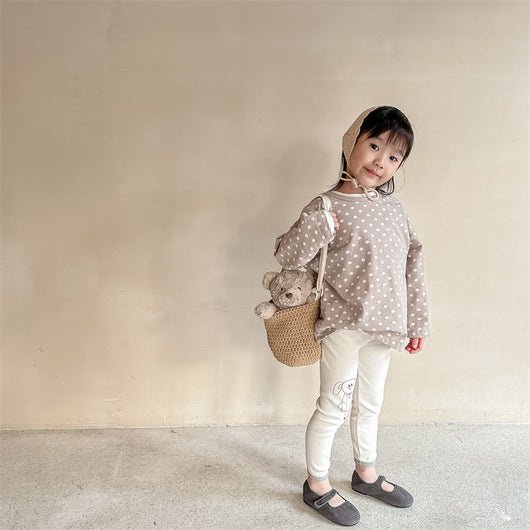 Leggings Infantiles Estampado Conejo Otoño - Diseño Adorable - Image 19