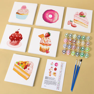 Kit de Pintura al Óleo Miniatura DIY - Paisajes y Flores para Principiantes - Image 44