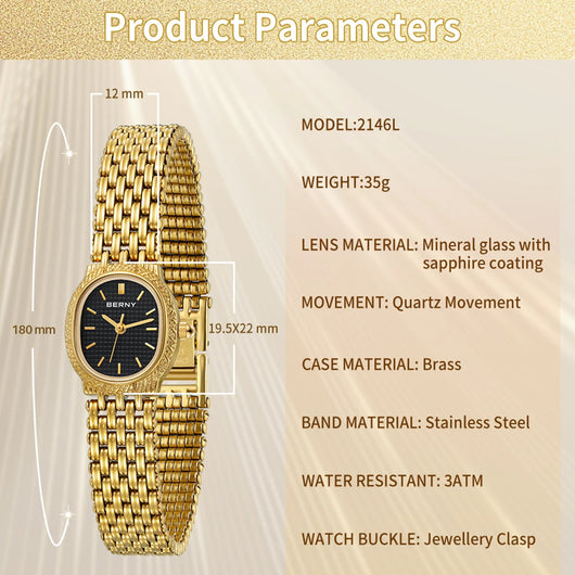 Reloj para Mujer de Lujo Retro Resistente al Agua - Image 13