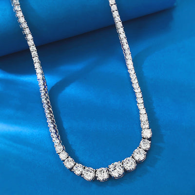 Collar de Plata S925 Gota de Agua con Diamante - Elegancia Moderna - Image 13