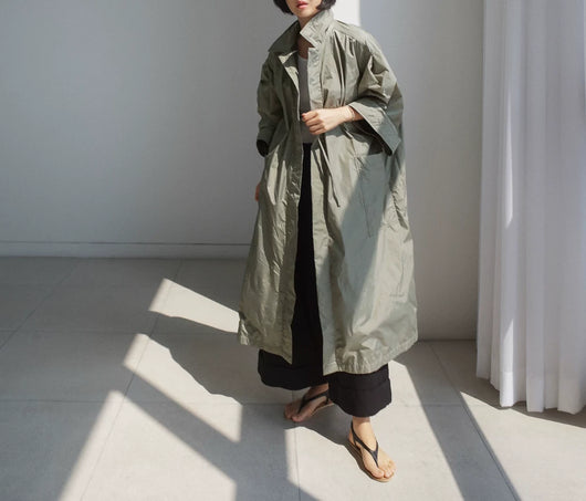 Abrigo Largo Tipo Gabardina para Mujer Talla Grande - Primavera y Otoño - Image 38