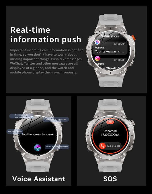 Reloj Inteligente con Monitor de Frecuencia Cardíaca y Oxígeno en Sangre - Image 45