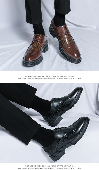 Zapatos Derby Casuales para Hombre - Estilo Británico Formal - Image 18