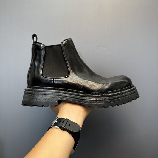Botas Martin de Cuero Genuino Estilo Retro para Hombre - Image 36