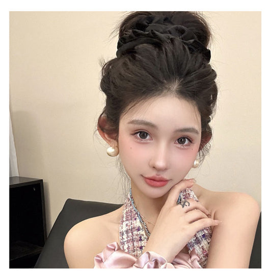 Aro Plisado Oversized Estilo Ballet Coreano para el Cabello - Image 28