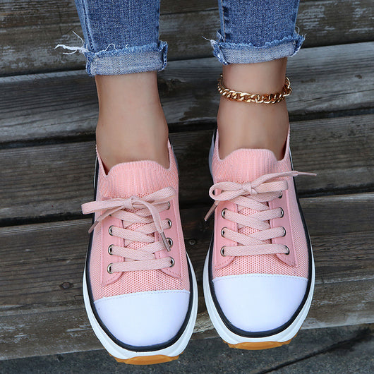 Zapatillas Planas Casual con Punta Redonda y Plataforma Gruesa - Image 10