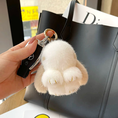 Llavero Colgante Conejo Peluche Mink Red Viral - Image 34