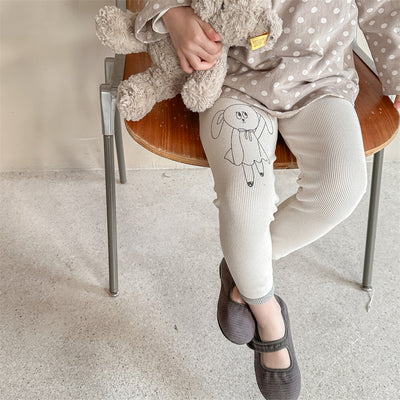 Leggings Infantiles Estampado Conejo Otoño - Diseño Adorable - Image 13