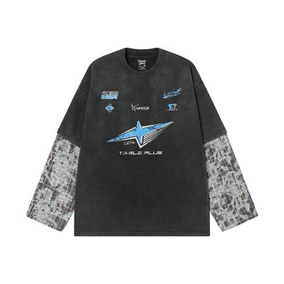 Playera Estampada Water XINGX para Hombre - Primavera y Otoño - Image 10