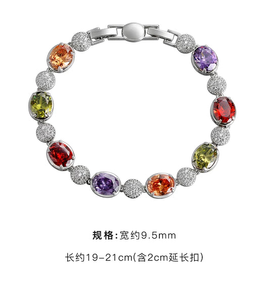 Pulseras de Circón Colorido para Hombre y Mujer - Image 13