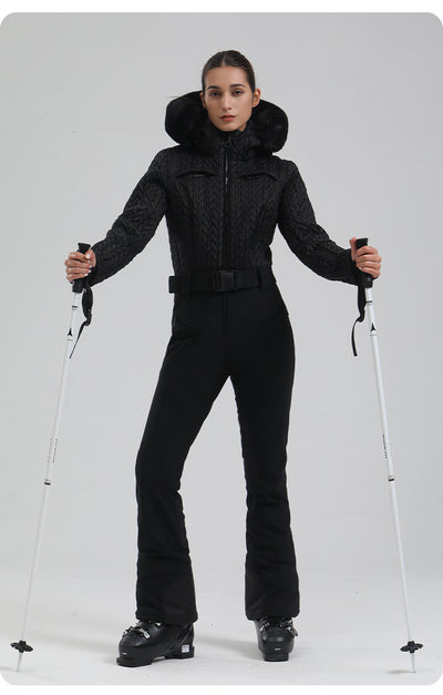 Traje de Esquí Profesional Impermeable para Mujer con Doble Tablero - Image 17