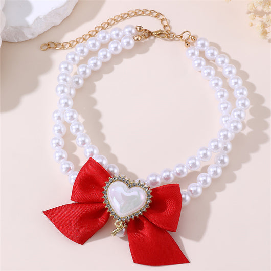 Collar Princesa con Dije Corazón para Mascotas - Image 37