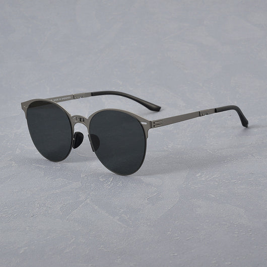 Gafas de Sol Vintage Plegables para Hombre en Acero Inoxidable - Image 17