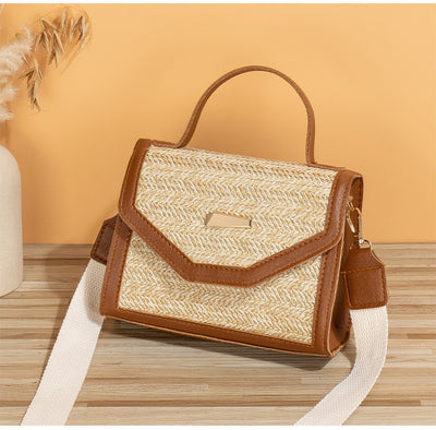 Bolsa Crossbody Cuadrada Pequeña con Lentejuelas Tejidas - Image 28