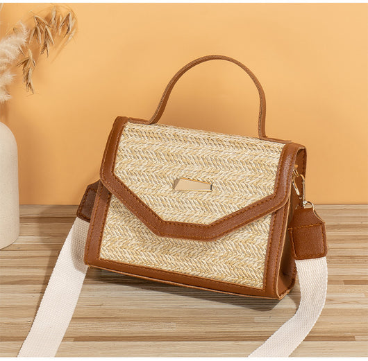 Bolsa Crossbody Cuadrada Pequeña con Lentejuelas Tejidas - Image 28