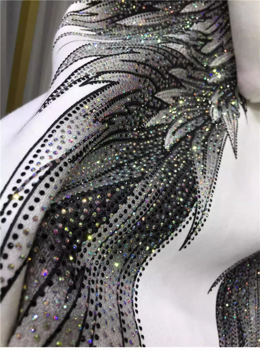 Abrigo Sudadera Acolchado de Lujo con Bordado Pesado y Detalles Brillantes - Image 17