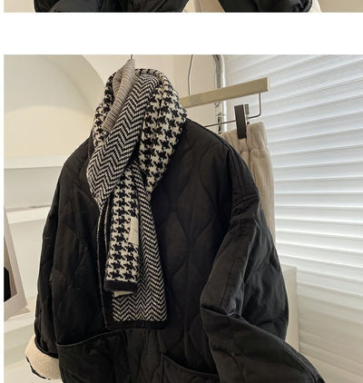 Abrigo Acolchado Mujer Estilo Holgado con Diseño Diamante Cosido - Image 22