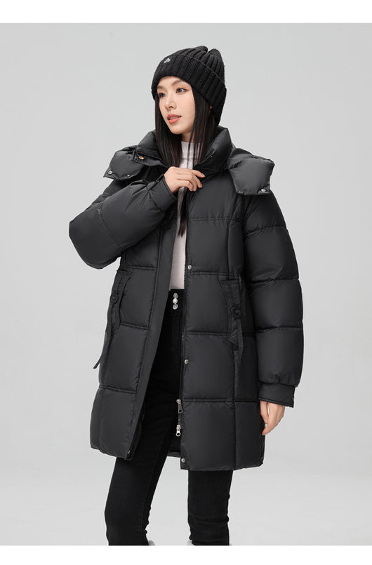 Abrigo Acolchado de Algodón Talla Grande para Mujer - Image 15