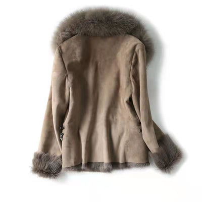 Chaqueta Corta Acolchada para Mujer con Cuello de Piel - Image 23