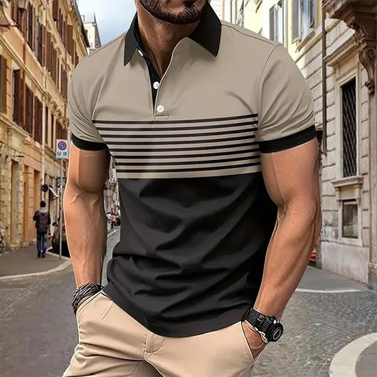 Camiseta Casual de Manga Corta para Hombre - Diseño Versátil - Image 25