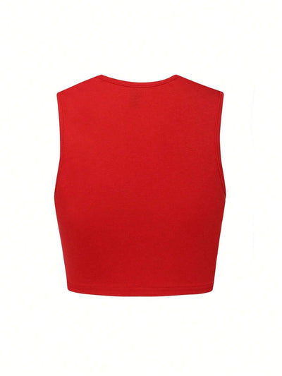 Musculosa Deportiva Personalizada Roja con Impresión Digital - Image 10