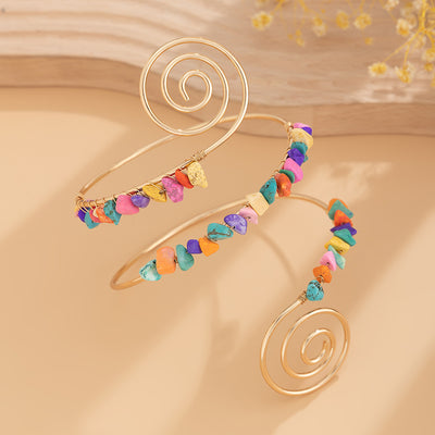 Pulsera de Anillos con Cuentas Texturizadas - Image 23