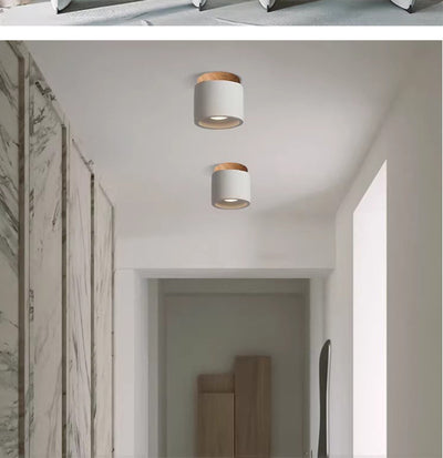 Lámpara de Techo Estilo Japonés con Estructura de Cemento y Diseño Silencioso - Image 19