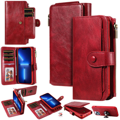 Funda Cartera Magnética para 16 Móviles - Protección Retro Multifunción con Ranuras para Tarjetas - Image 36