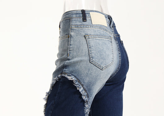 Jeans Geométricos de Cintura Alta con Efecto Reductor - Image 24