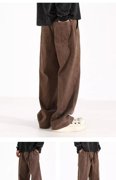 Jeans Rectos Vintage Maillard con Efecto Caída Americana - Image 14