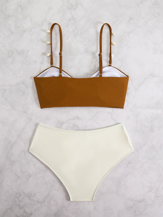 Bikini Dividido con Borlas para Playa y Aguas Termales - Image 15