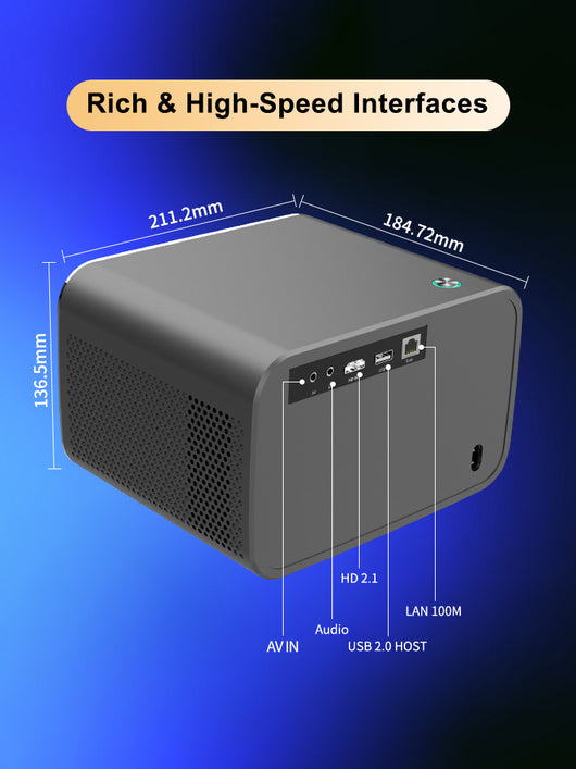 Proyector Portátil Ultra HD 1080P con Android 13 - Image 14