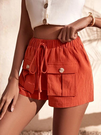 Pantalones Rectos Sueltos con Bolsillos y Cintura Ajustable - Image 13