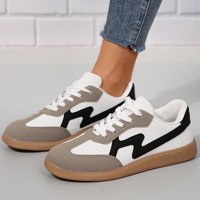 Zapatillas Deportivas Casuales Elegantes con Cordones para Mujeres - Image 24
