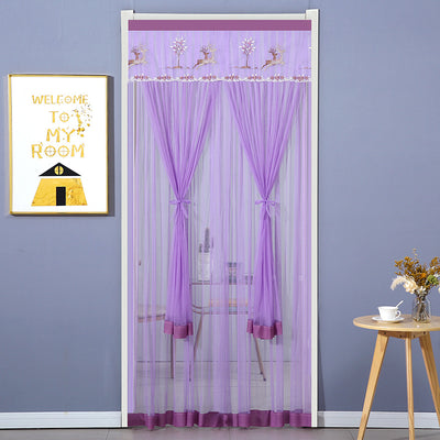 Cortina de Malla Antimosquitos sin Perforaciones - Tela Decorativa para Todas las Estaciones - Image 16