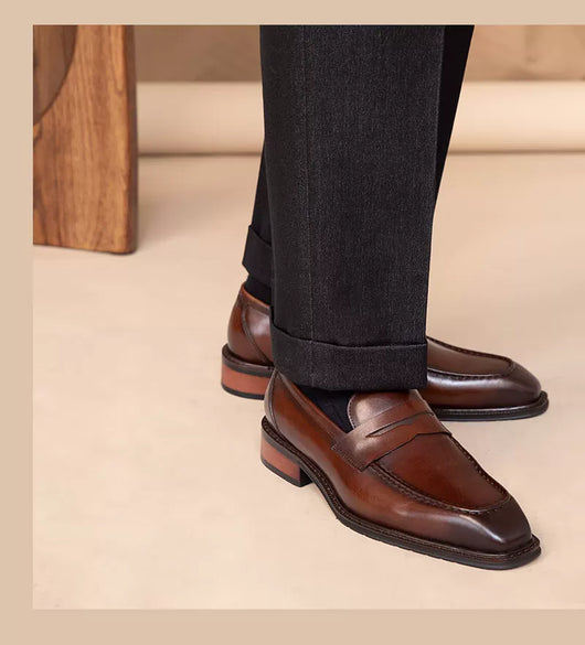 Zapatos Casuales de Cuero Genuino para Hombre - Outdoor - Image 41