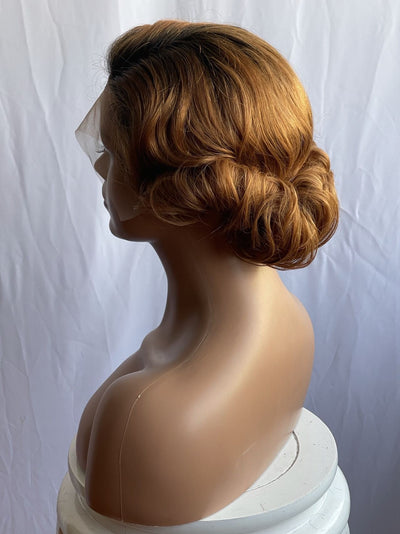 Peluca Frontal de Encaje Cabello Rizado Corto Volumen Abundante - Image 19