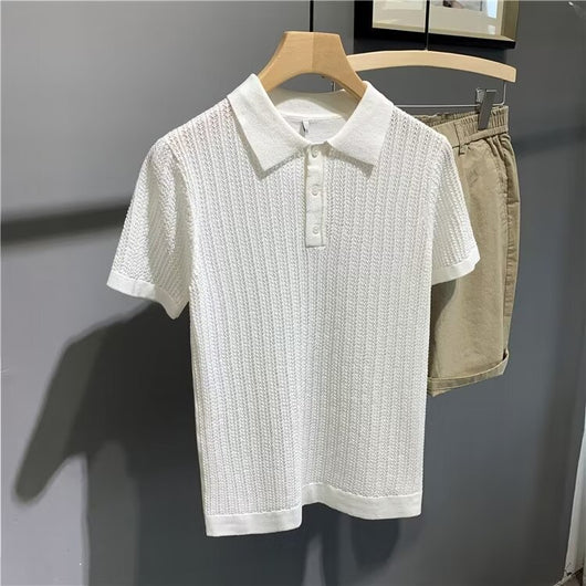 Camiseta Tipo Polo Cuello Solapa - Hombre Verano Versátil - Image 31
