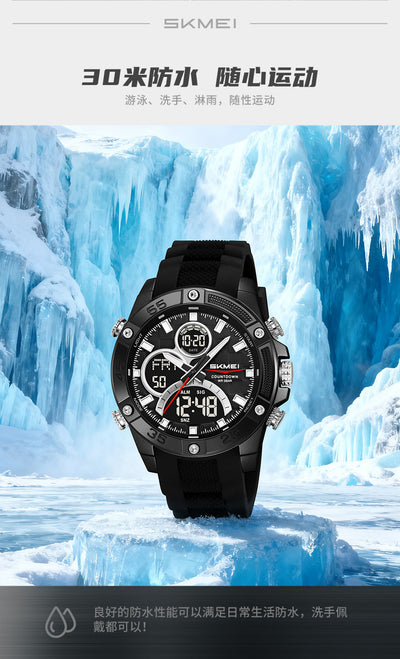Reloj Digital Multifuncional Resistente al Agua para Hombre - Image 25