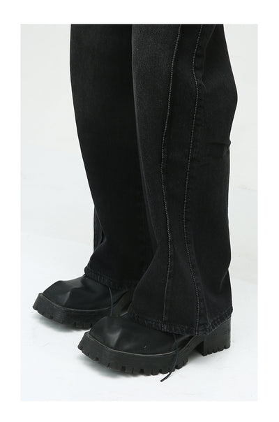 Jeans Retro Casual Americano con Efecto Desgastado - Image 19