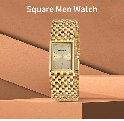 Reloj de Cuarzo Dorado Ultrafino para Pareja - Acero Inoxidable Resistente al Agua - Image 19