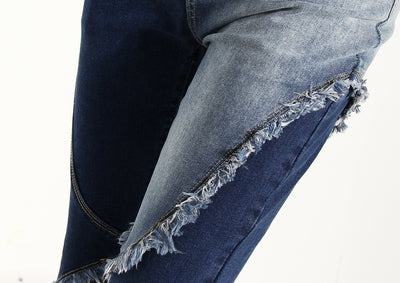 Jeans Geométricos de Cintura Alta con Efecto Reductor - Image 18